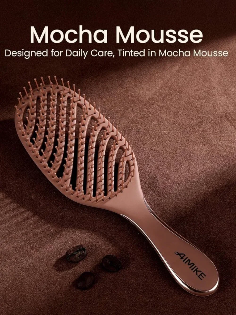 Detangler Brush, Wet Dry Vented Hair Brush w/Soft Bristles